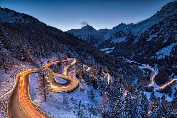 Alpine Pass Lights by Judith Kuhn