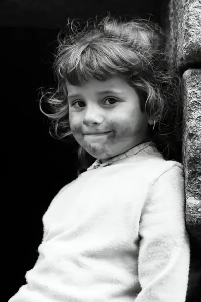 Dirty Faced Child by Eduardo Perez Sanchez