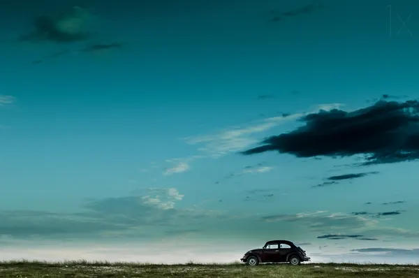 Vast Sky Vintage Car by Camilo Otero