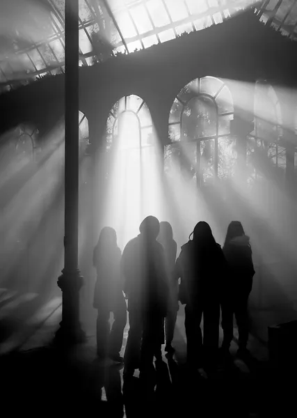 Mysterious Greenhouse Light by Adolfo Urrutia