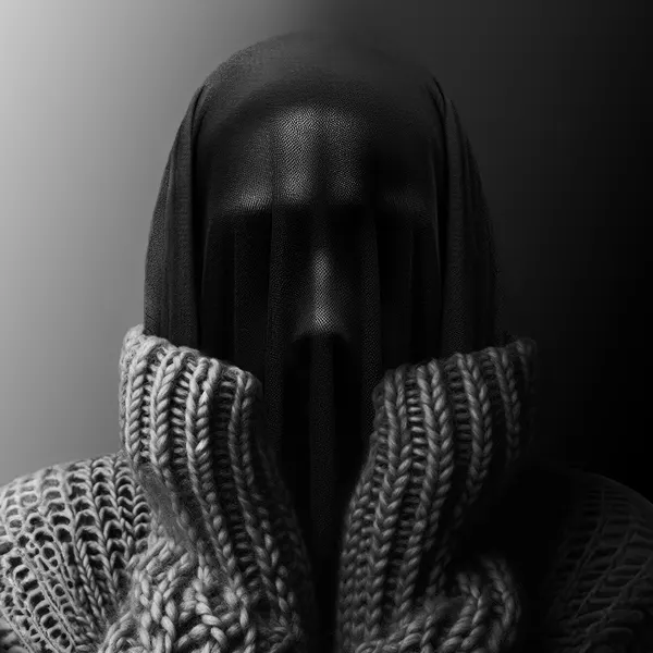 Dark Veiled Figure by Marcin Michalowski