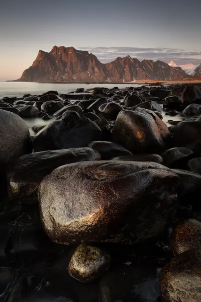 Coastal Mountain Twilight by Dan Mirica