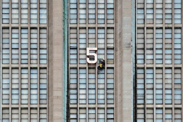 Building Number 5 Worker by J. Pedro Martins