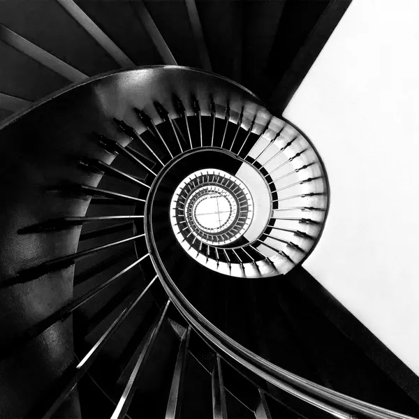 Dramatic Spiral Staircase by Wilma Wijers Smeets