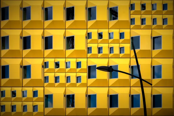 Geometric Yellow Facade by Anita Martin AnnaPileaFotografie