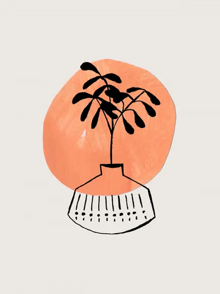 Modern Botanical Still Life by Ejaaz Haniff