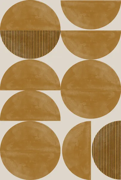 Golden Geometric Rhythm by THE MIUUS STUDIO