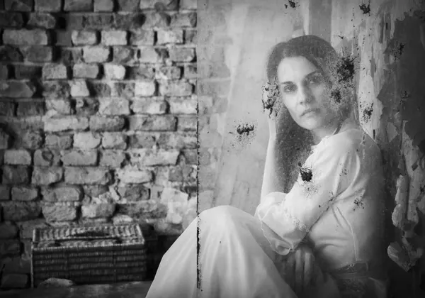 Solitary Vintage Portrait by Ileana Bosogea-Tudor