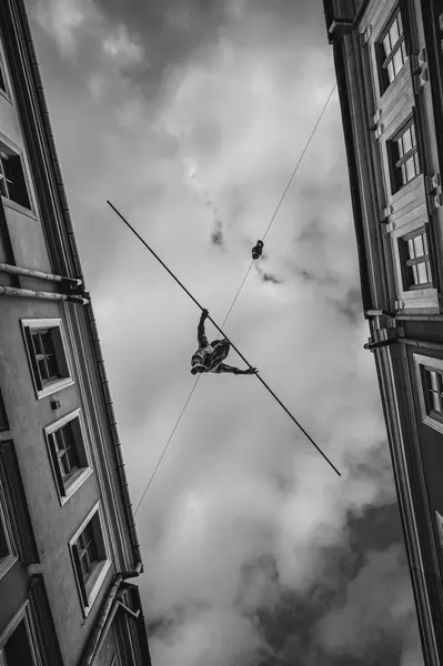 High Wire Urban Sky by iuliana pasca