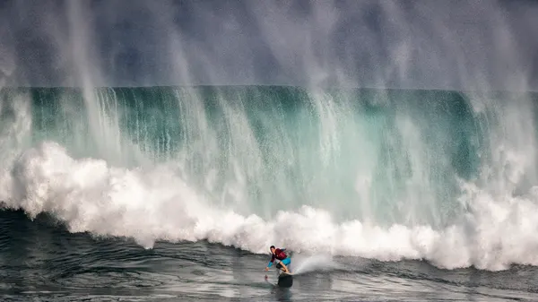 Riding Giant Wave by David H Yang