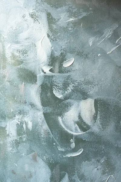 Green and White Acrylic by uplusmestudio