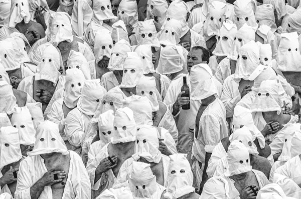 Mysterious Hooded Crowd by Raffaele Maglione