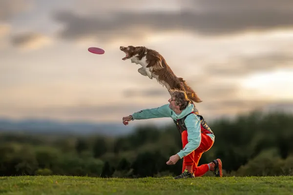 Disc Dog Leap by Joško Šimic