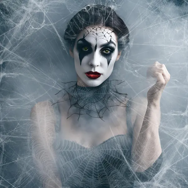 Mysterious Spiderweb Woman by Ewa Całkosińska-Kajzer