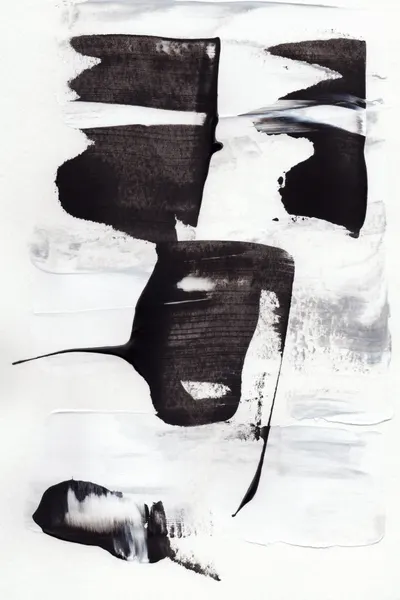 Expressive Monochrome Brushstrokes by uplusmestudio