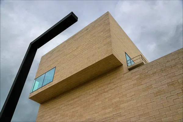 Modern Geometric Building by Jef Van den Houte