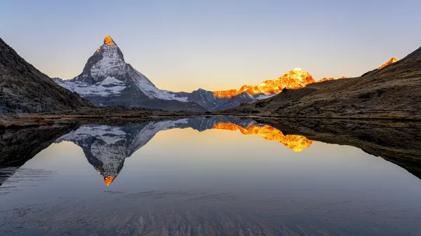 Golden Matterhorn Reflection by Annie Zhang