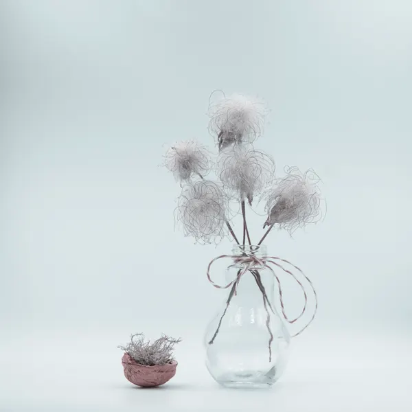 Minimalist Botanical Arrangement by Nikki Georgieva V E G A N I K