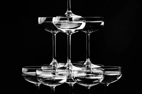 Elegant Champagne Pyramid by Pictufy Studio III