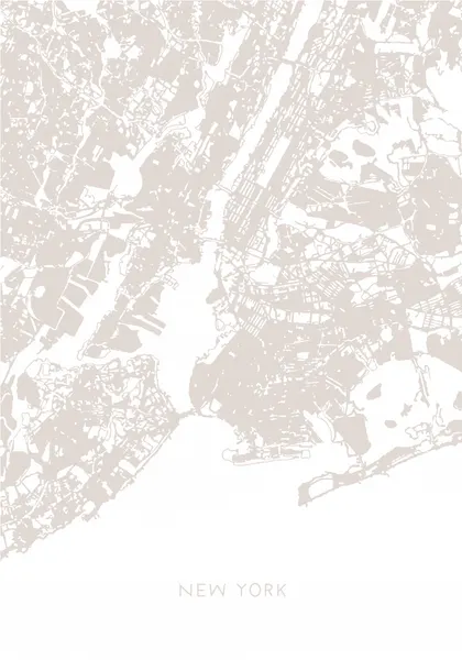 New York City Map by Pictufy Studio II