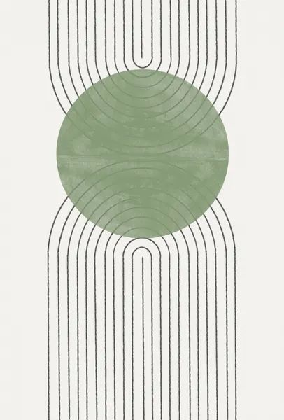 Green Harmony Flow by THE MIUUS STUDIO