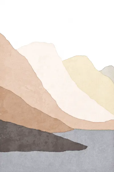 Desert Mountain Layers by Melloi Art Prints
