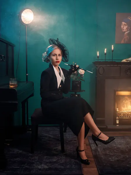Vintage Noir Elegance by Martin Lee