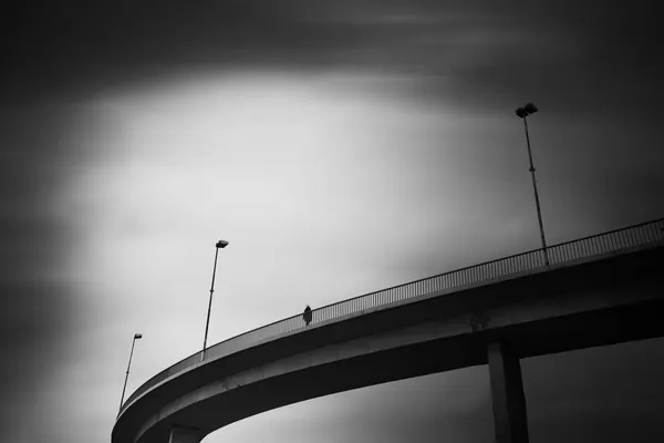 Solitary Walk on Bridge by Tamara Brnelić