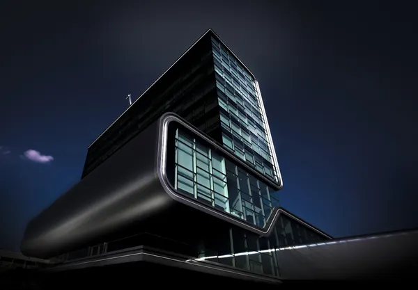 Futuristic Glass Building by Anita Martin AnnaPileaFotografie