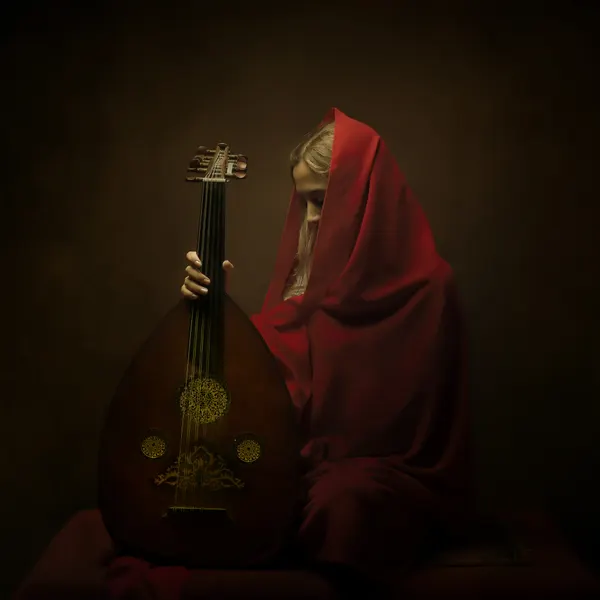 Contemplative Oud Player by Moein Hasheminasab