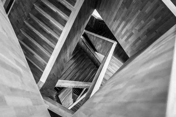 Geometric Wood Spiral by Arjo