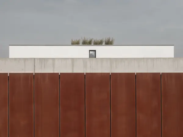 Rust Concrete Facade by Klaus Lenzen