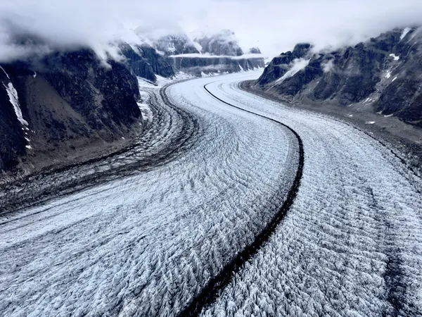 Winding Glacier Valley by Harsa Mitra