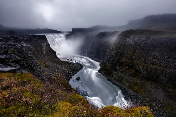 Misty Canyon Waterfall by Carlos Resende