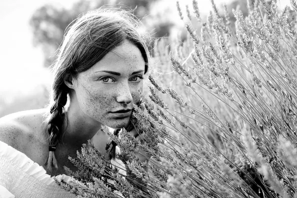 Freckled Lavender Girl by Cristian Sartori
