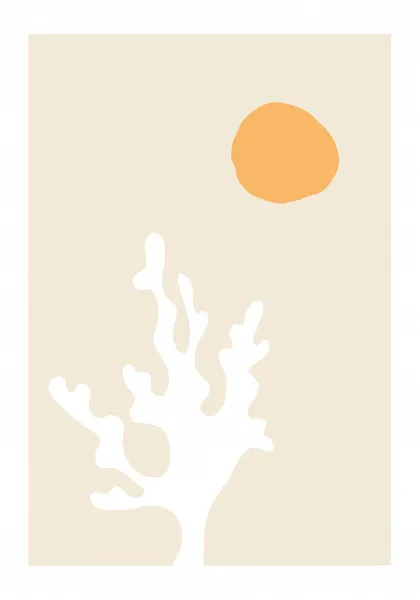 Warm Sun Coral by Pictufy Studio II