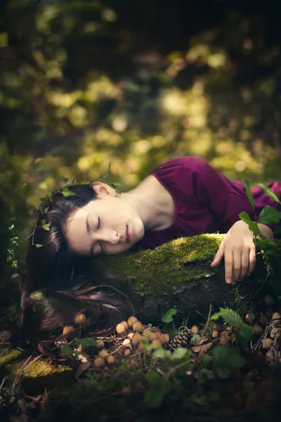 Sleeping Forest Girl by Svetlana Bekyarova