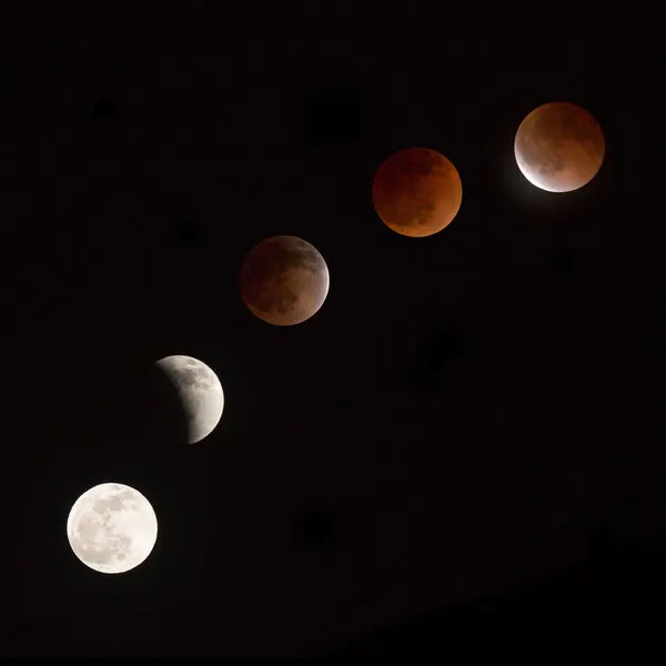 Lunar Eclipse Progression by Vadim Ianulionoc