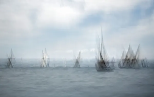 Dreamy Blurred Sailboats by GARCIA Dominik