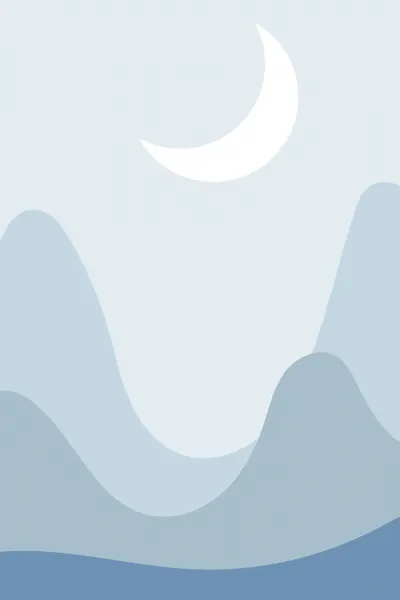 Crescent Moon Mountains by jay stanley