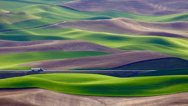 Rolling Farm Fields by Danny Gao