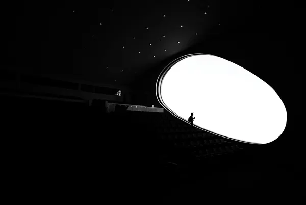 Modern Oval Window Silhouette by Fernando Alves