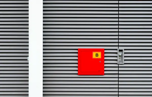 Modern Red Box Facade by wiebe wilbers