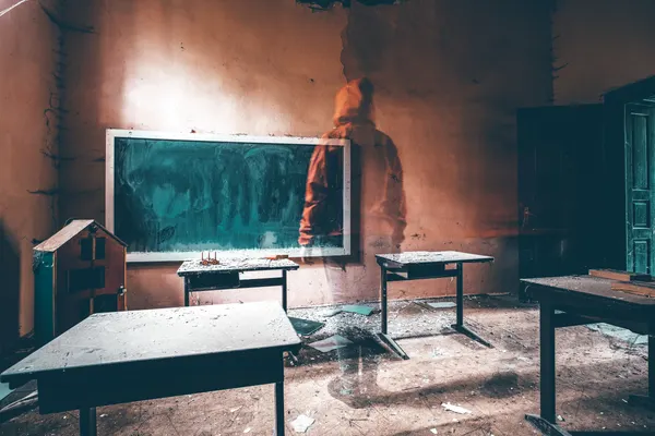 Haunted Classroom Ghost by Eros Erika