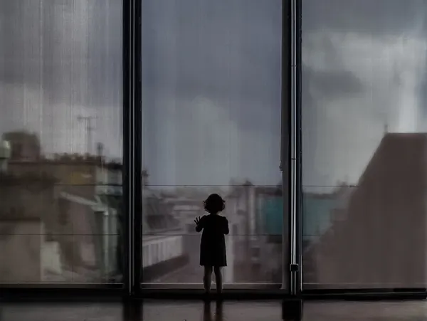 Child's City Gaze by Rodrigo Marin