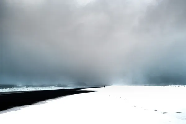 Winter Beach Solitude by Adrian Theze