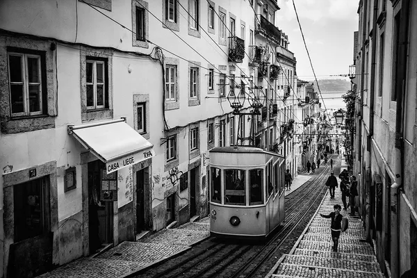 Historic Lisbon Tram by Adolfo Urrutia