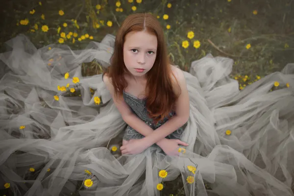 Dreamy Child Wildflowers by AYMAN KHRBAWE