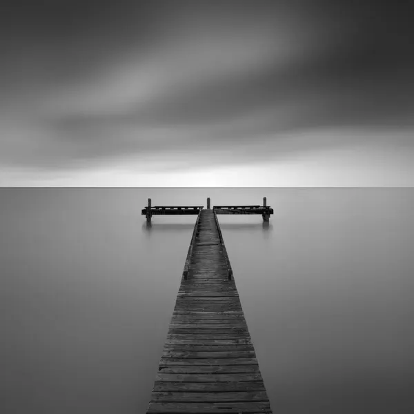 Serene Pier Waters by Jana Luo