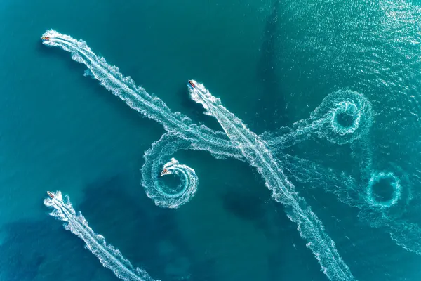 Dynamic Jet Ski Trails by Ido Meirovich